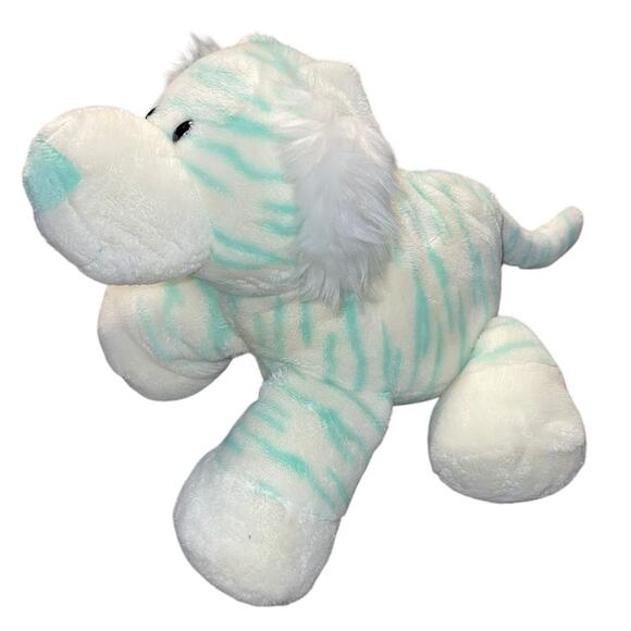 14" Aurora Baby Plush Tiger Cub Stuffed Animal Nursery Decor Shower Gift Toy - Picture 3 of 12